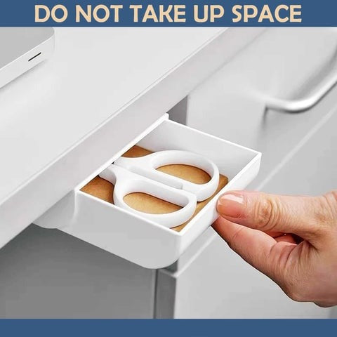 Hidden Storage Solution for Instant Desk Organization