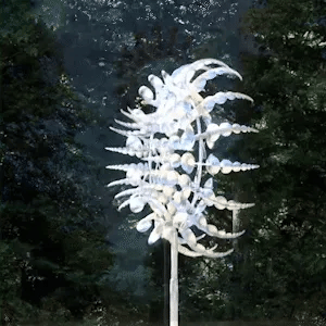 Kinetic Metal Wind Spinner Windmill for Outdoor Garden Decor - Anti-Rust
