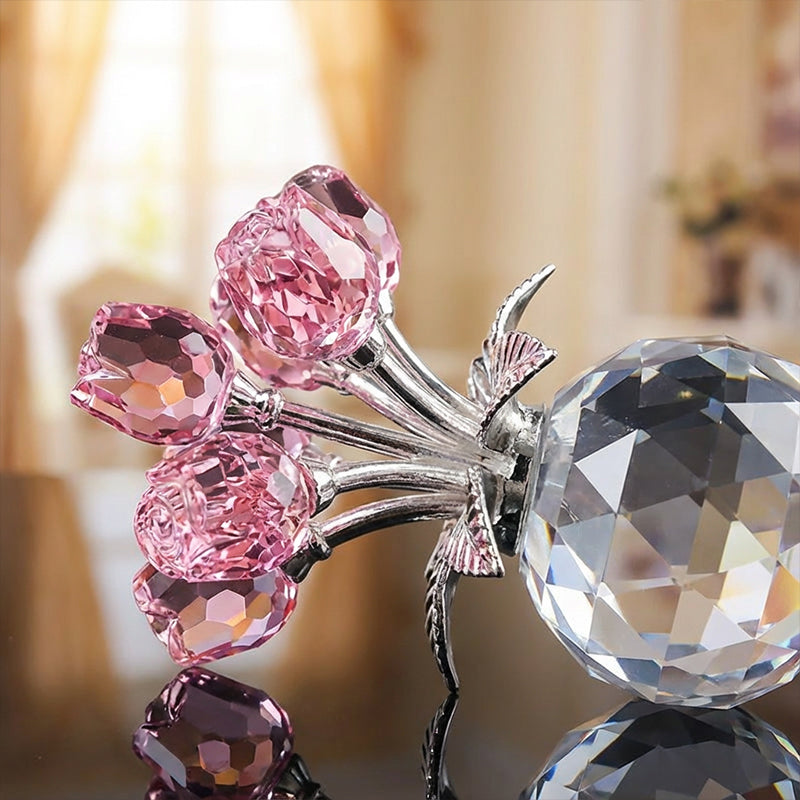 Timeless Sparkling Crystal Rose that Never Fades