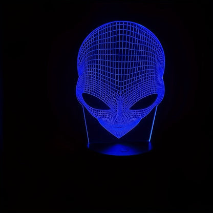 3D Alien LED Lamp with Touch Control and Color Changing Light