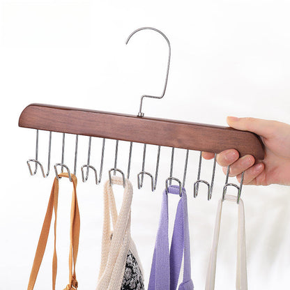 Elegant Multi-Hook Organizer for Belts, Scarves & Ties