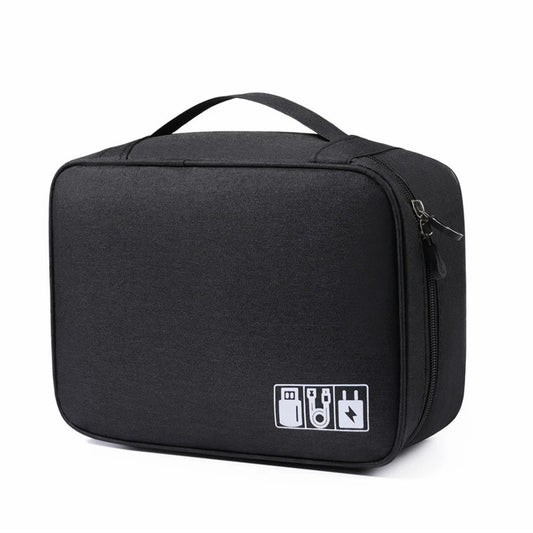 Electronic Organizer Bag | Waterproof | Portable Travel Storage for Cables & Accessories