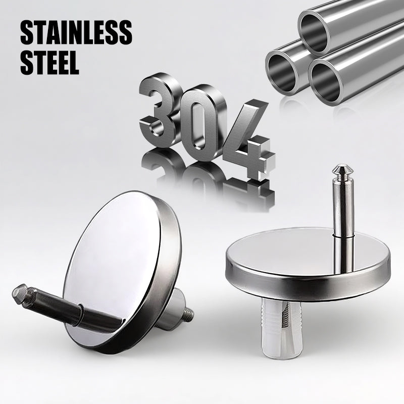 SecureFit Toilet Seat Installation Kit | Stainless Steel Covers