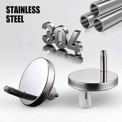SecureFit Toilet Seat Installation Kit | Stainless Steel Covers