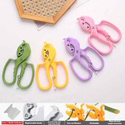 Ergonomic Multi-Function Garden Shears | Pruner and Leaf Remover Tool