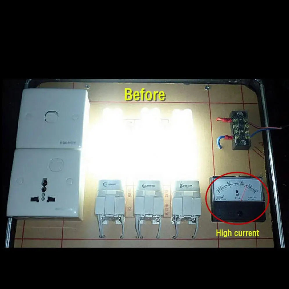 Energy-Saving Socket | Home & Office Energy Optimizer | 90–250 V | Up to 30,000 W | Voltage Stabilizer