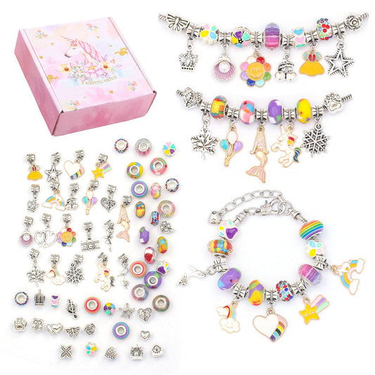 Creative Gemstone Bracelet Kit for Young Artists