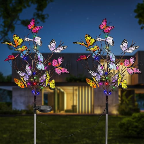 Transform Your Garden with Illuminated Butterflies
