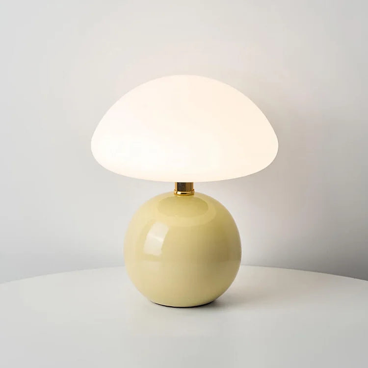 Ceramic Table Lamp with French Cream Finish