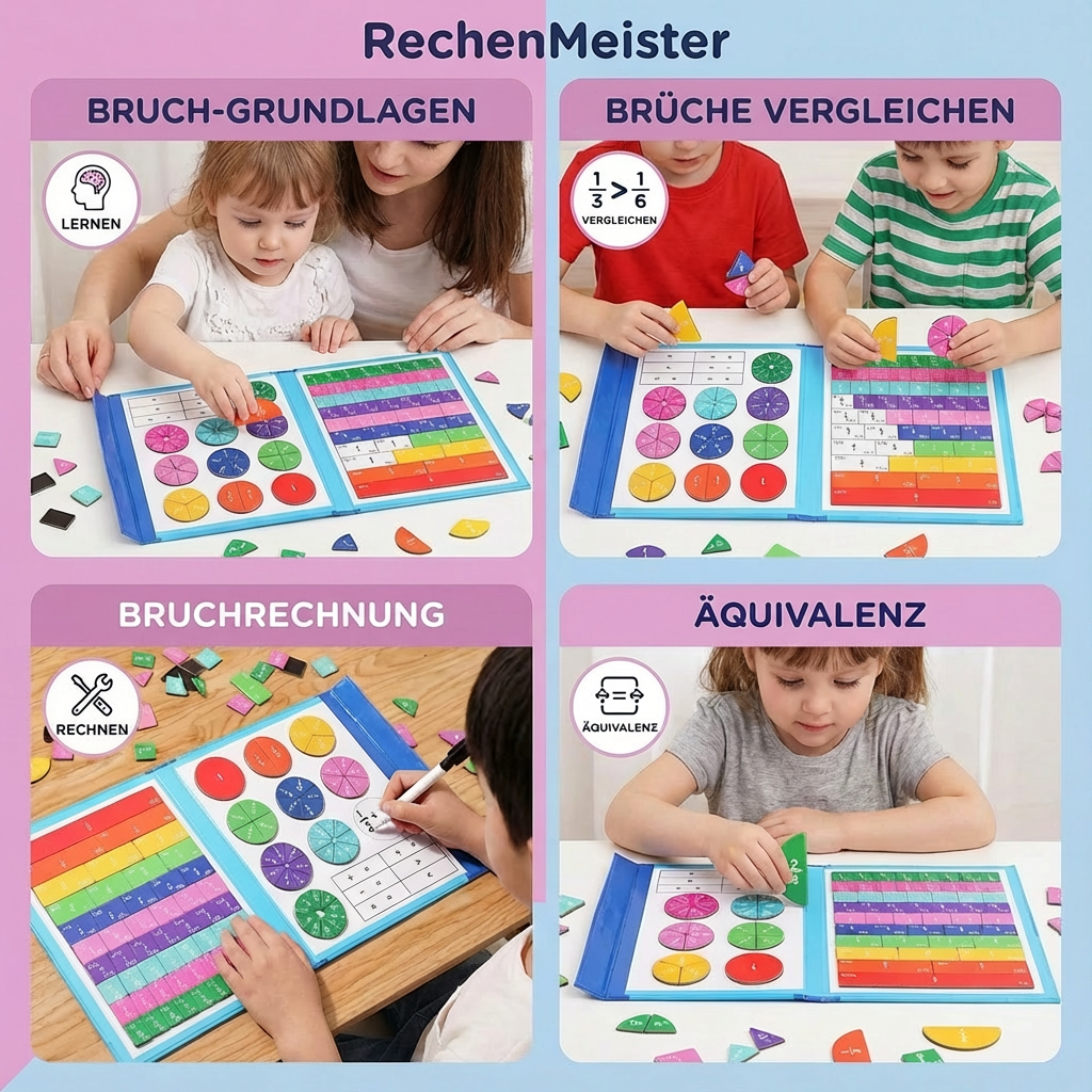 Magnetic Math Game for Kids - Counting and Calculation Board