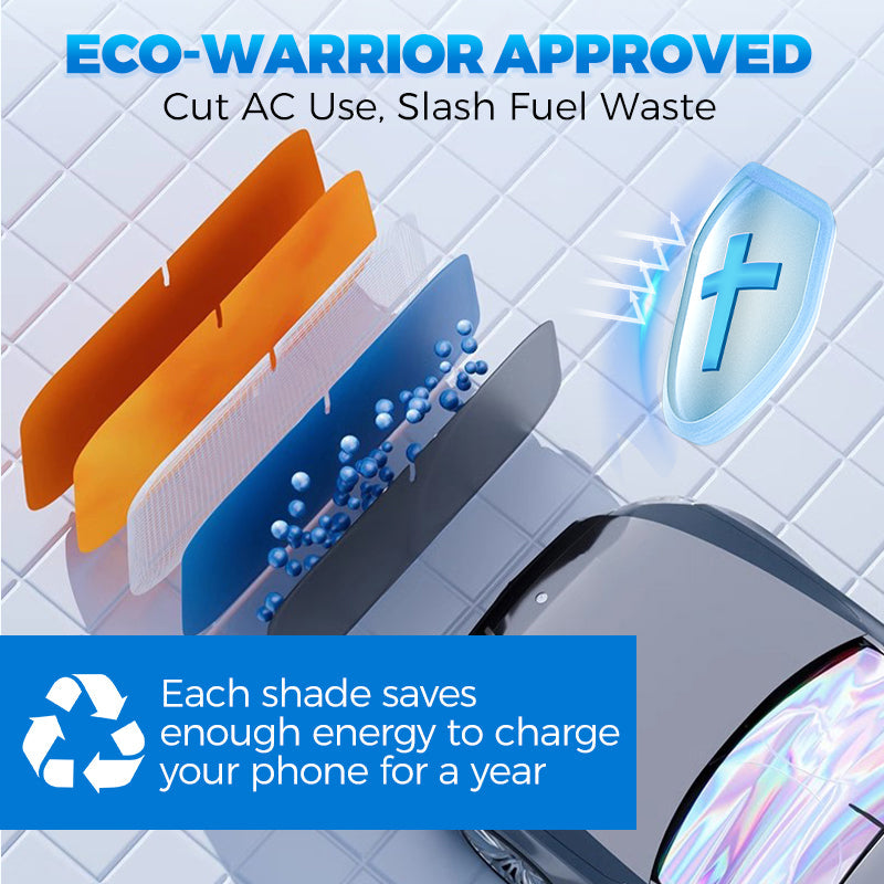 Heat and UV Ray Blocker for Cooler Car Interiors