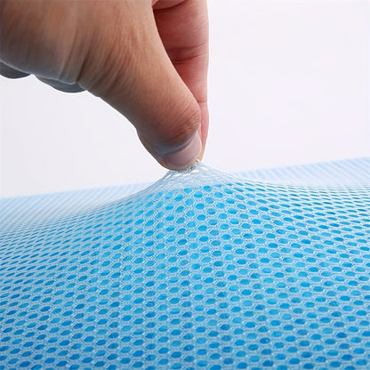 Ergonomic Memory Foam Pillow with Cooling Gel Core and Breathable Mesh - 1pc for Neck and Back Support