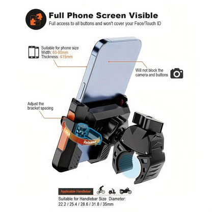 360-Degree Bike Phone Mount Holder