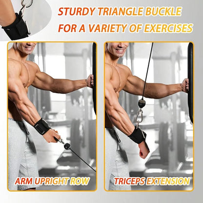 Adjustable Non-Slip Wrist Straps for Enhanced Grip and Lifting Efficiency