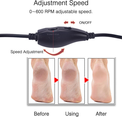Rechargeable Foot Care Device for Smooth Skin