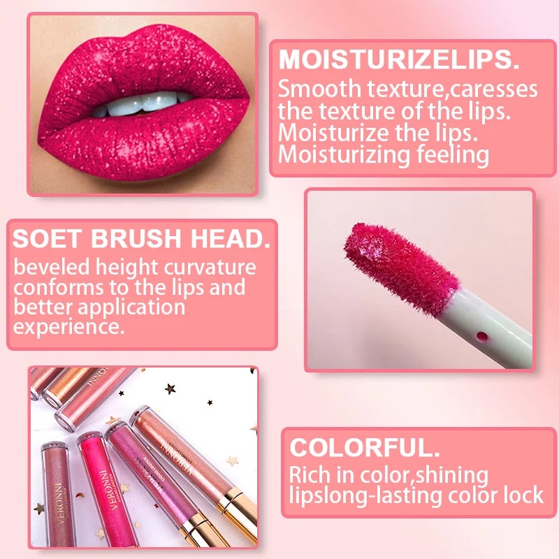 GlimmerLuxe – Waterproof Radiant Lip Gloss