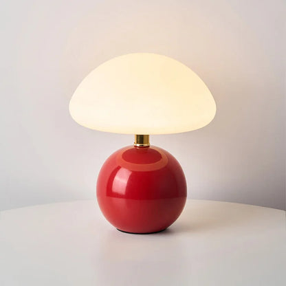 Ceramic Table Lamp with French Cream Finish