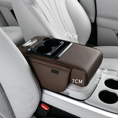Comfortable Car Seat Organizer and Charger for Long Trips