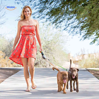 Dual Leash for Two Dogs - Full Control and Comfort