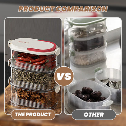 Spice Organizer for Fresh Aromas at the Touch of a Button