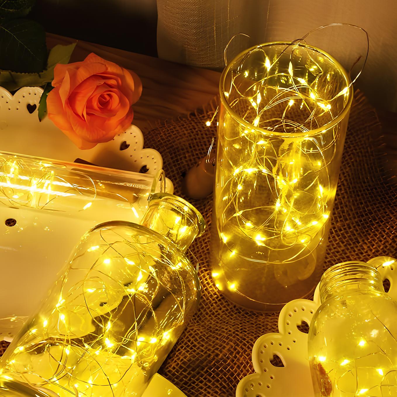 Waterproof Outdoor Solar LED String Lights for Garden Decoration