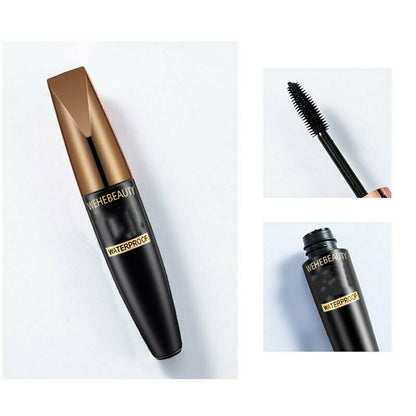 Waterproof Silk Fiber Mascara for Ultimate Length & Volume