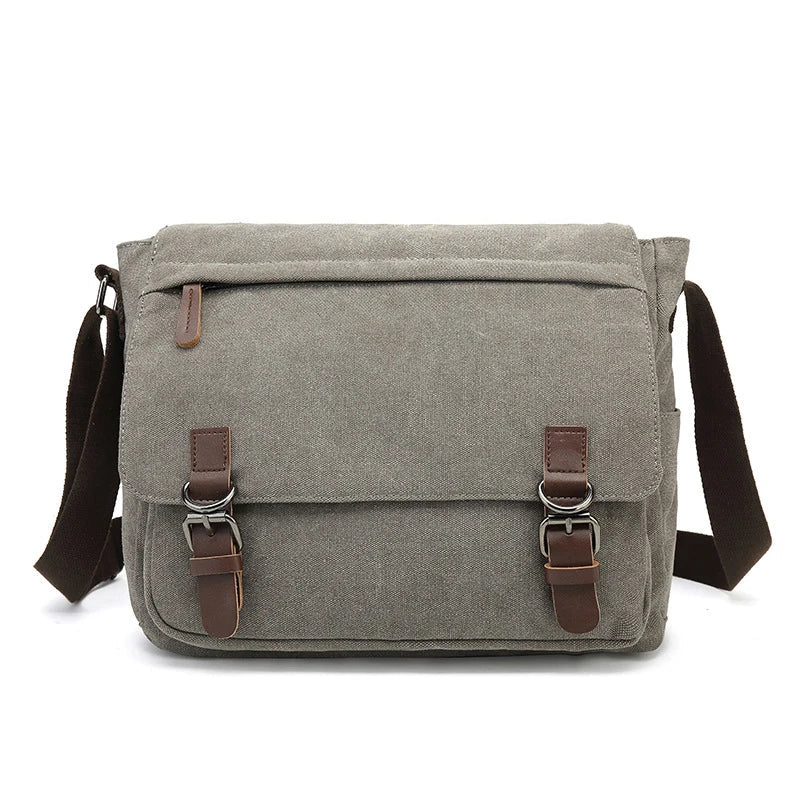 Stylish Canvas Shoulder Bag for On-the-Go Organization