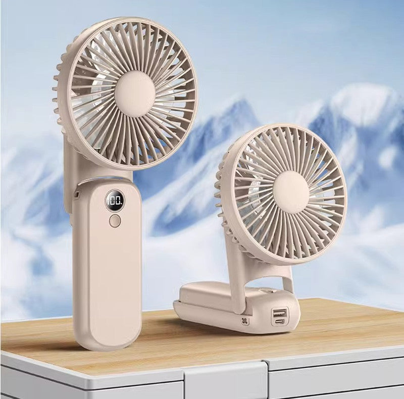 Rechargeable Mini Fan – Handheld, Foldable Design for 2025