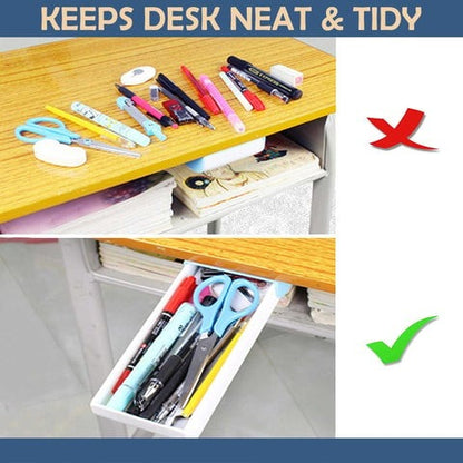 Hidden Storage Solution for Instant Desk Organization