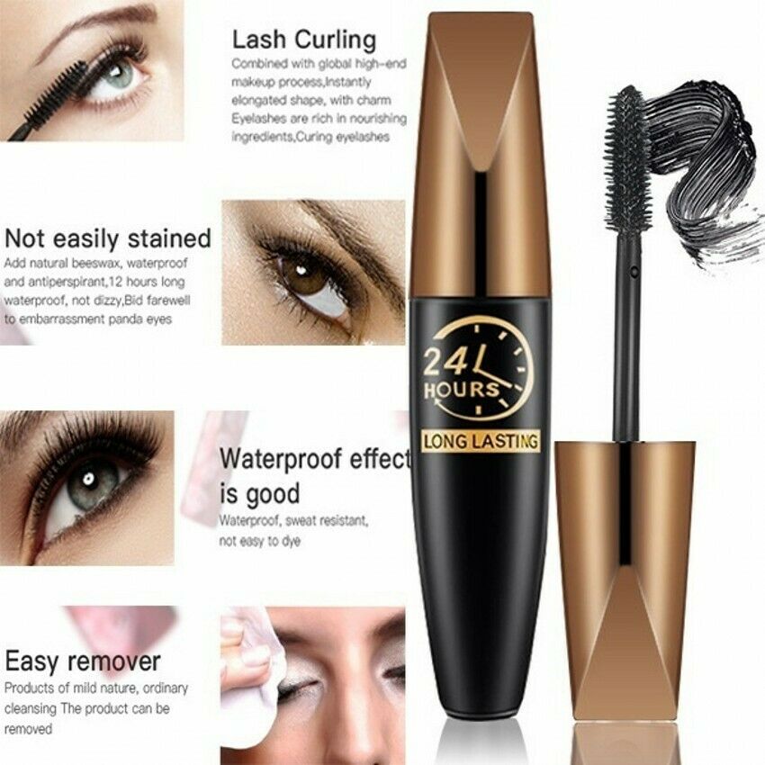 Waterproof Silk Fiber Mascara for Ultimate Length & Volume