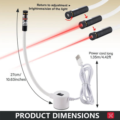 Precision Laser Guide for Seamstresses | Flexible USB Laser Line
