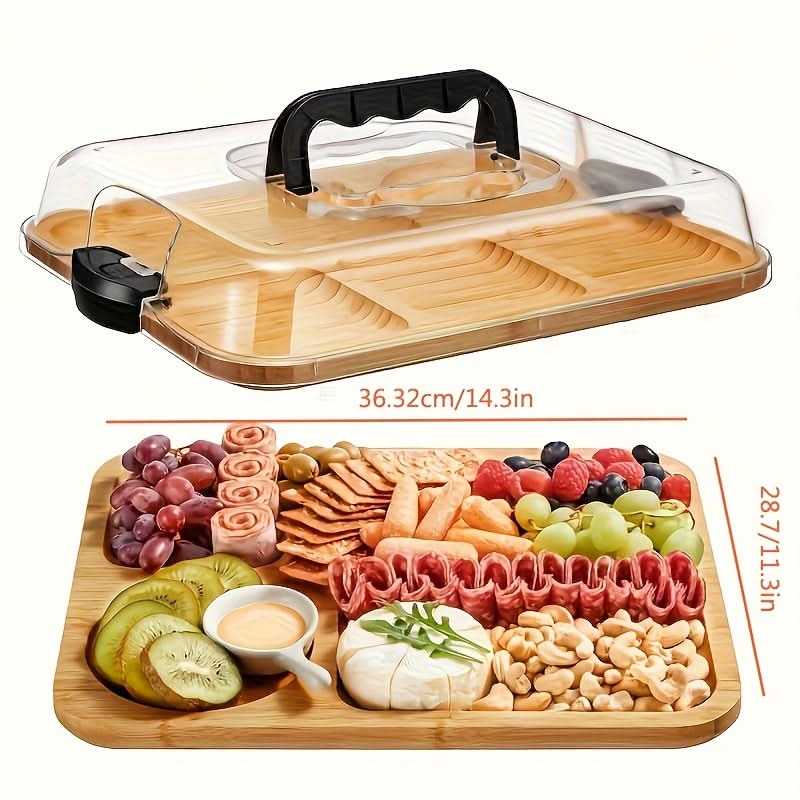 Cheese Serving Board with Cover