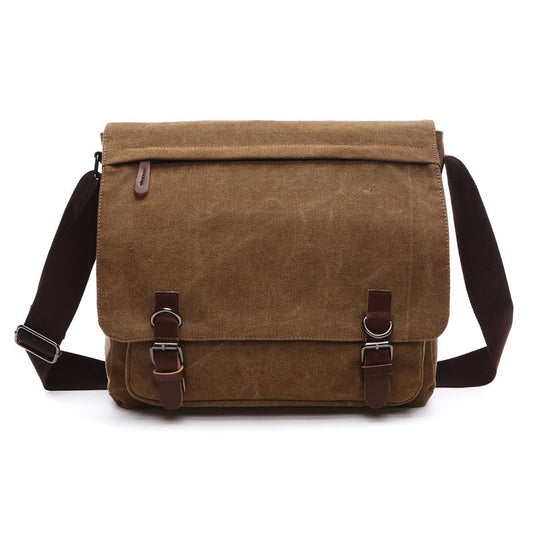 Stylish Canvas Shoulder Bag for On-the-Go Organization