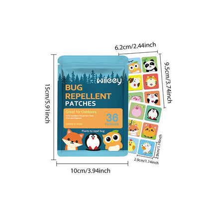 Gentle Herbal Mosquito Defense Stickers for Kids