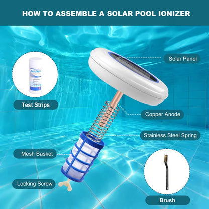 Solar Mineral Pool Purification System Powered by Solar Energy