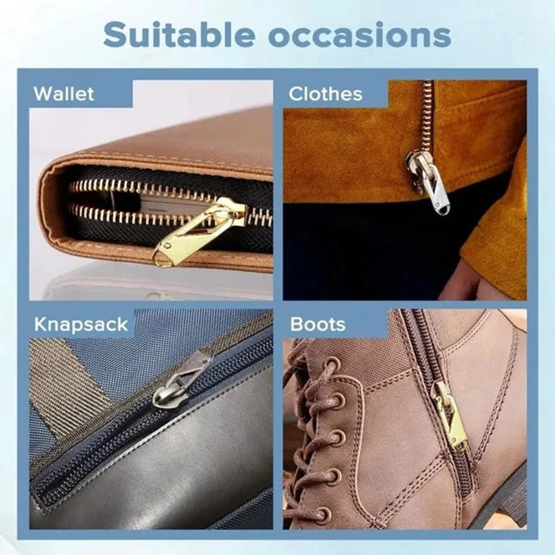 Metal Zipper Repair Clip – QuickFixMate for Jackets, Luggage & Backpacks | Installs in Seconds Without Tools | 5+5 Bundle