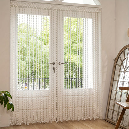 Boho Style Bed Canopy with Beads – Ideal for Bedroom or Play Area