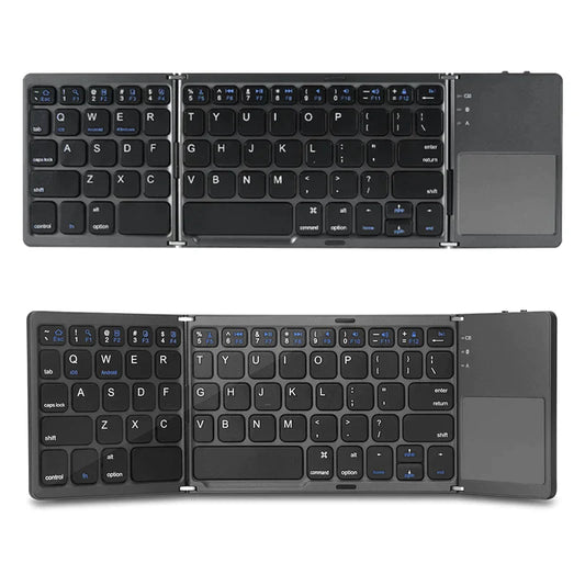 Compact Bluetooth Keyboard with Integrated Touchpad