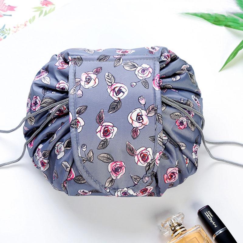 Compact Drawstring Makeup Organizer for Effortless Access