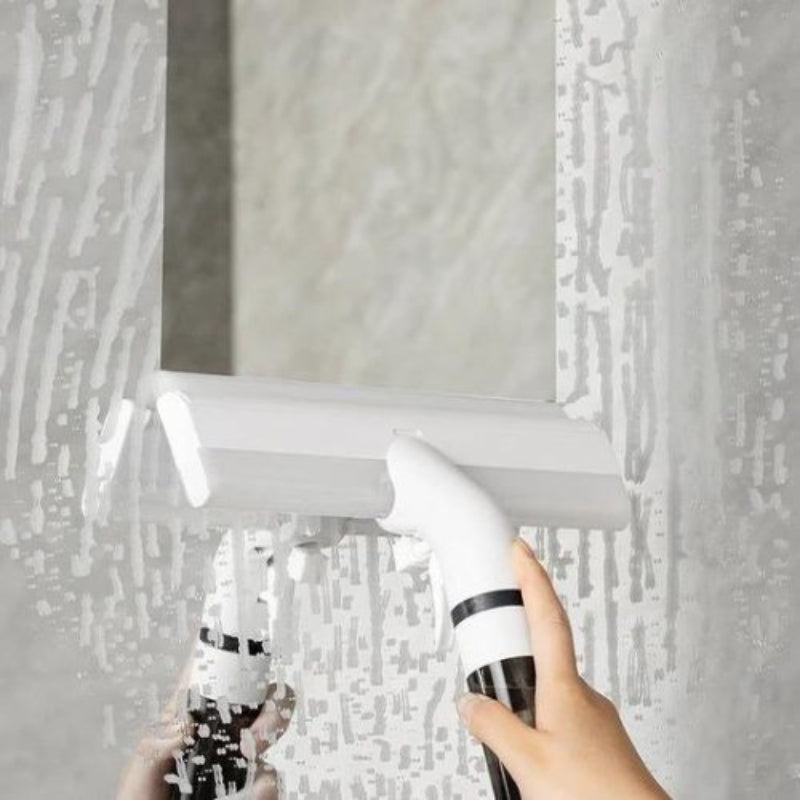 All-in-One Glass Cleaner with Spray & Squeegee Functionality