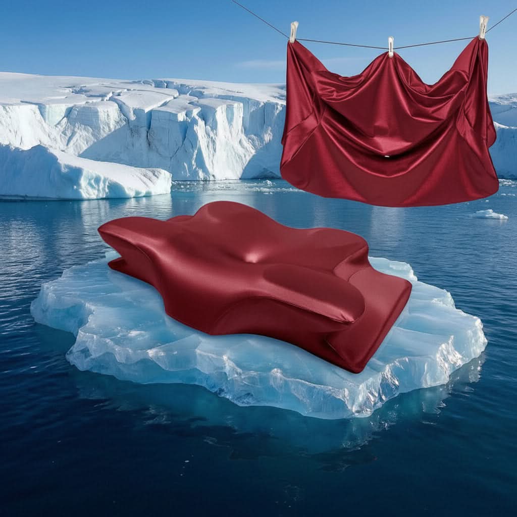 Neck Pillow Case with Zipper Closure