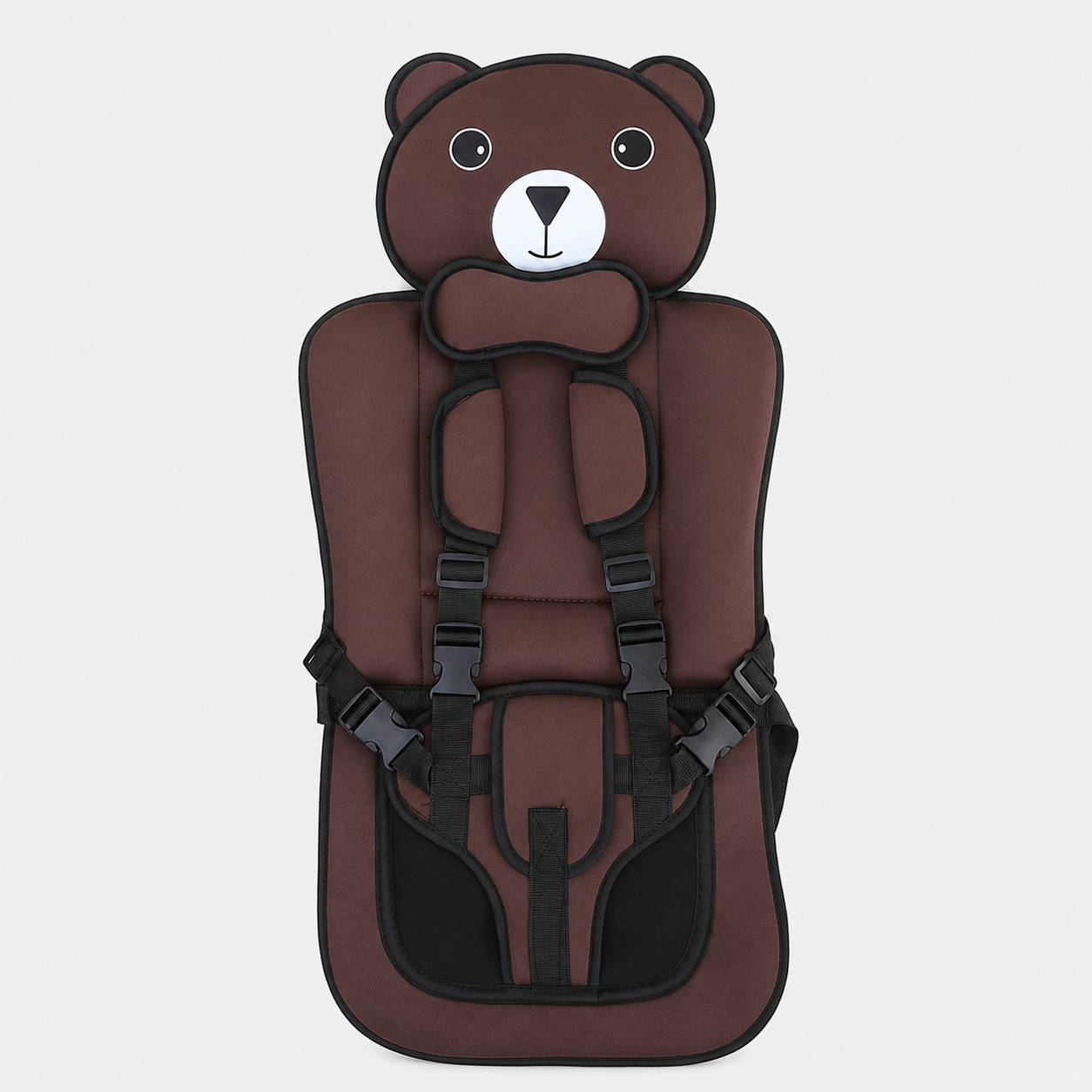 Adjustable Strap Child Seat Cushion in Cute Bear Design