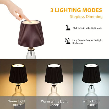 Rechargeable Table Lamp for Bottles