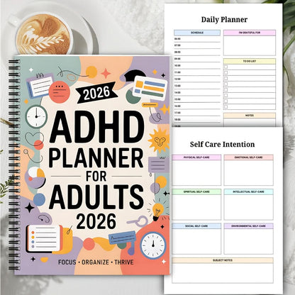 Productivity Planner for ADHD – Daily and Weekly Organization Tool