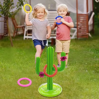 Inflatable Pool Ring Toss Game for Party Entertainment