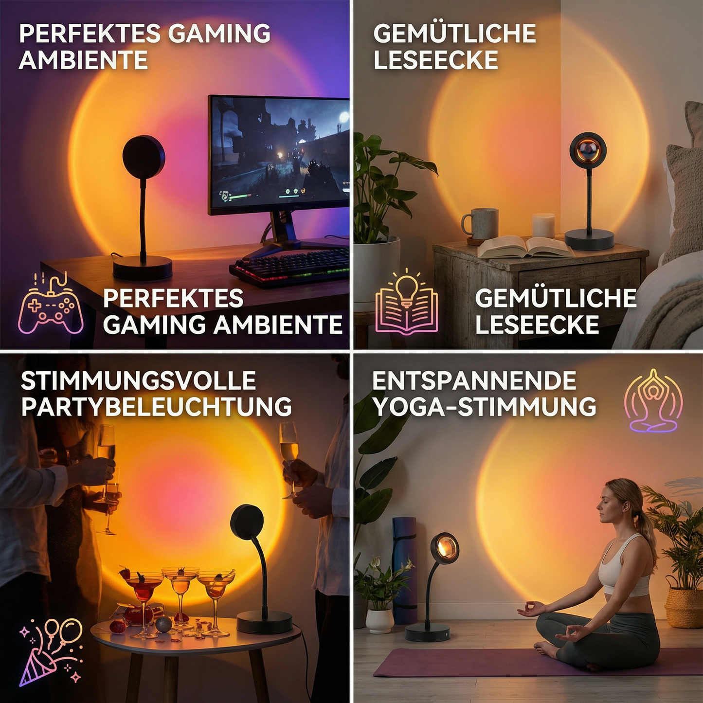 Transform Any Room Instantly with Cozy Sunset Vibes