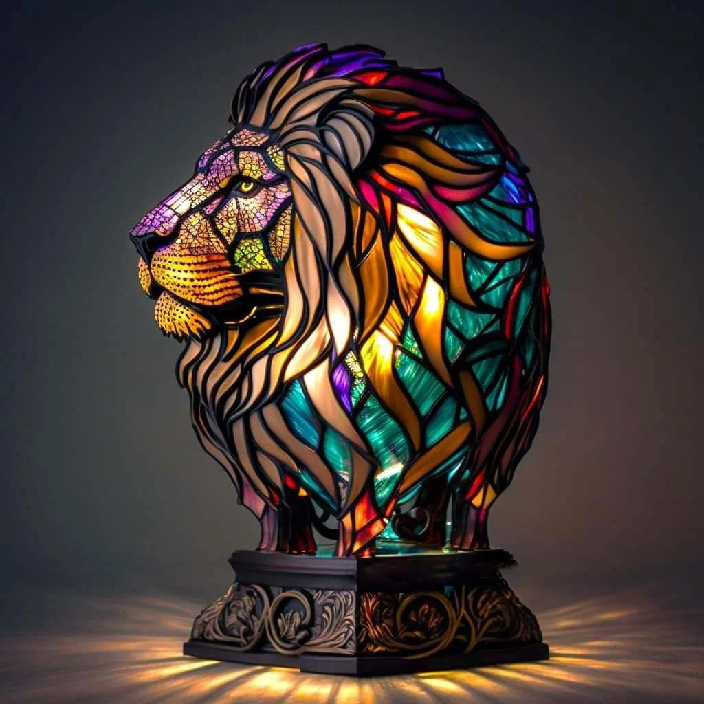Modern Handmade Lamp with Contemporary Art Design – Ambient Light for Home