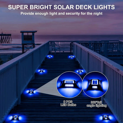 Solar Ground Light with 6 LEDs | Waterproof IP65 | Perfect for Steps & Paths | 1200mAh Battery