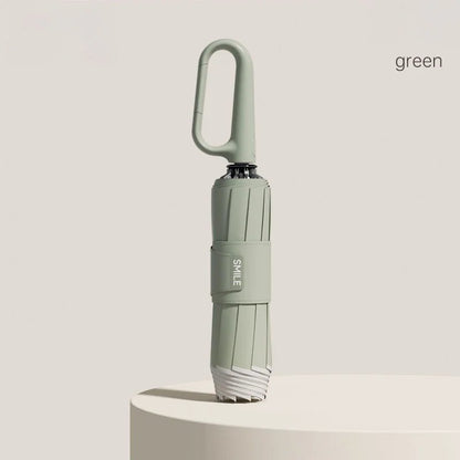 Compact Auto Umbrella with Safety Strip | One-Touch Open/Close | Water-Containment Design | Wind-Resistant & Lightweight