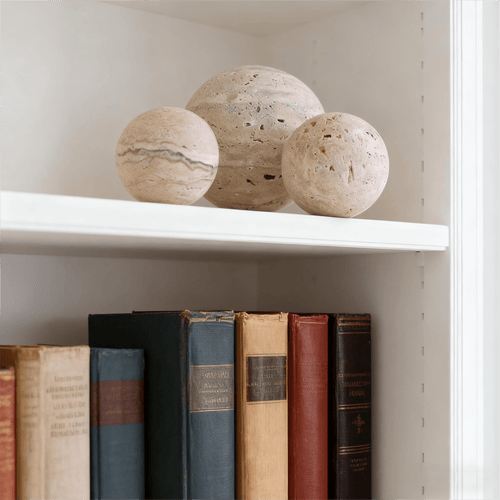 Elegant Natural Stone Sphere for Timeless Home Styling